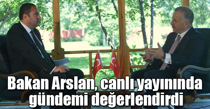 UDH Bakanı Arslan, NTV canlı yayınında gündemi değerlendirdi
