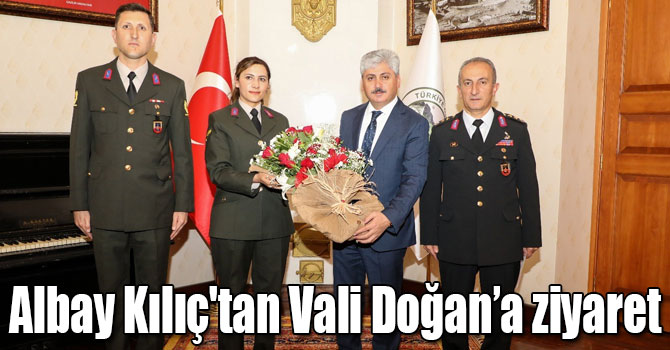 Albay Kılıç'tan Kars Valisi Doğan’a ziyaret