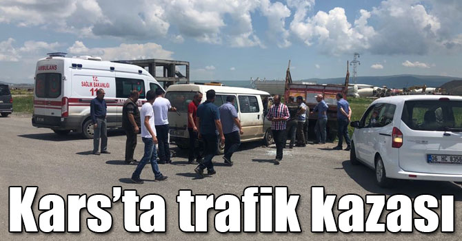 Kars’ta trafik kazası: 1 yaralı