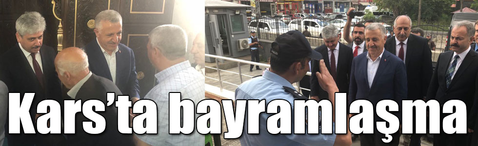 Kars’ta bayramlaşma