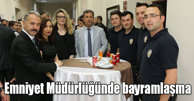 Kars Emniyet Müdürlüğünde bayramlaşma