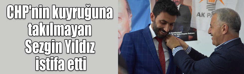 CHP'nin kuyruğuna takılmayan Sezgin Yıldız istifa etti