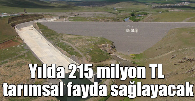 Kars Barajı yılda 215 milyon TL tarımsal fayda sağlayacak