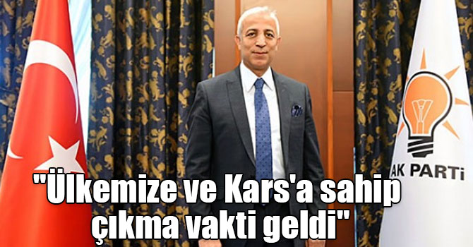 AK Parti Kars Milletvekili Adayı Prof. Dr. Yunus Kılıç: "Ülkemize ve Kars'a sahip çıkma vakti geldi"