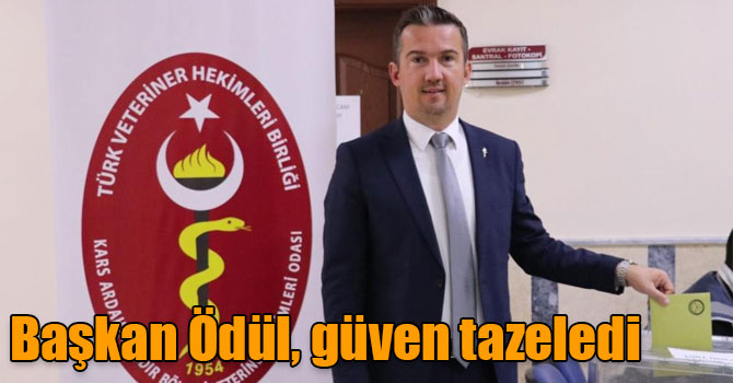 Kars Bölgesi VHO Başkanı Ercan Ödül, güven tazeledi