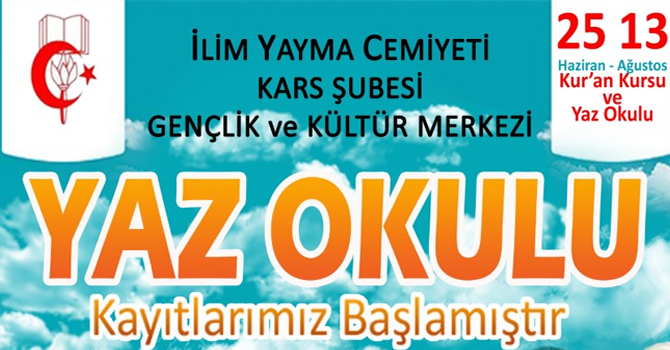 Kars'ta yaz Kur'an kursu başladı