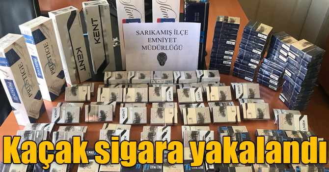 Kars'ta 300 paket kaçak sigara ele geçirildi