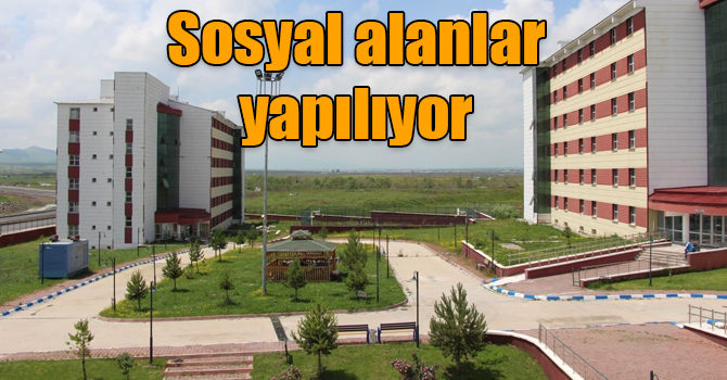 Kars’ta KYK Yurtlarına sosyal alanlar yapılıyor