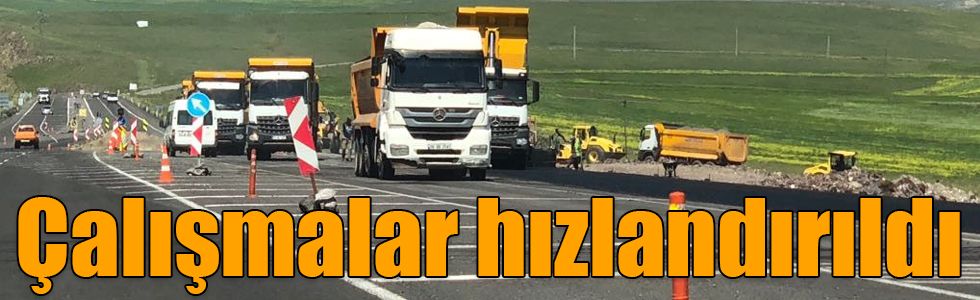 Kars'ta Karayolları Bölge Müdürlüğü yol çalışmalarını hızlandırdı