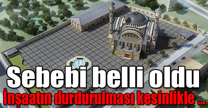 Sultan Alparslan Külliyesinin durma sebebi belli oldu