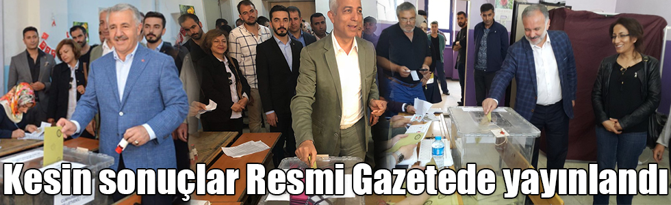 24 Haziran seçimlerinin kesin seçim sonuçları Resmi Gazete’de yayımlandı