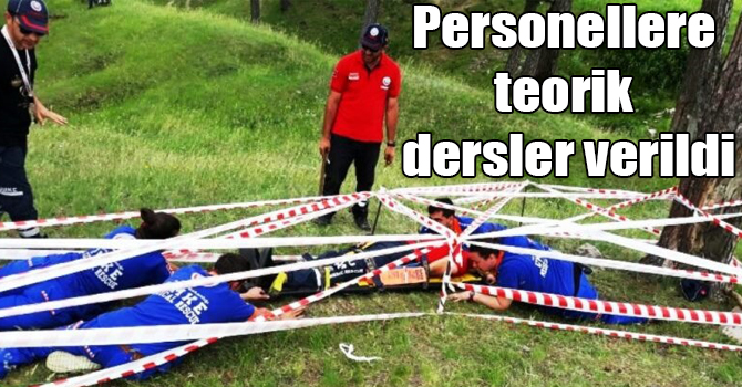 Kars UMKE personeline teorik dersler verildi