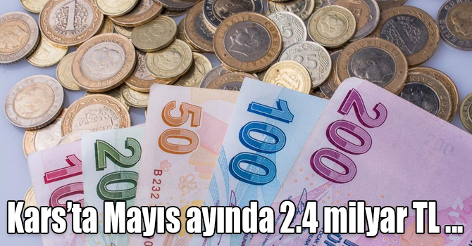 Kars’ta Mayıs ayında 2.4 milyar TL tutarında nakdi kredi kullanıldı
