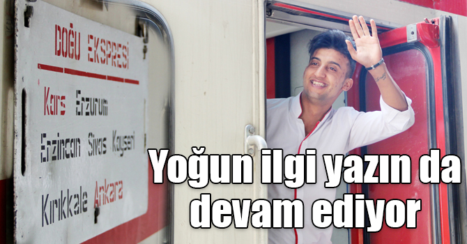 Doğu Ekspresi’ne yoğun ilgi yazın da devam ediyor