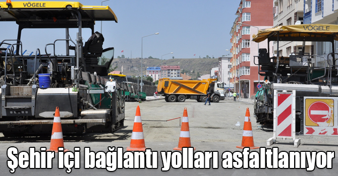 Karayolları Kars’ın şehir içi bağlantı yollarını da sıcak asflat yapıyor