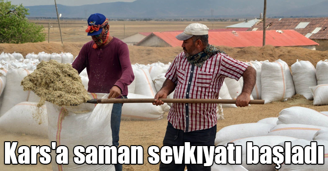 Kars'a saman sevkıyatı başladı