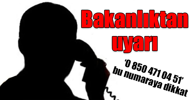 Ticaret Bakanlığından dolandırıcılık uyarısı