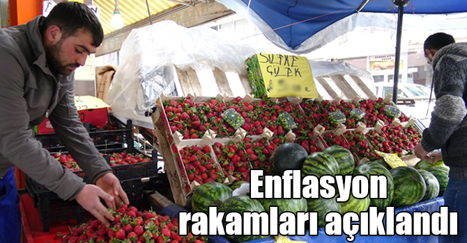 Enflasyon rakamları açıklandı