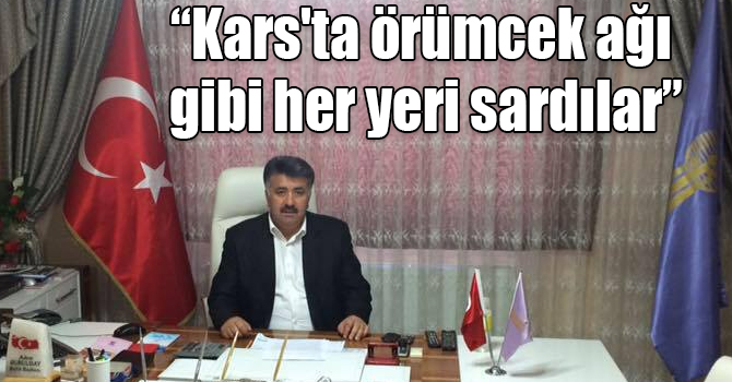 Adem Burulday: Kars'ta büyük market zincirleri örümcek ağı gibi her yeri sardı