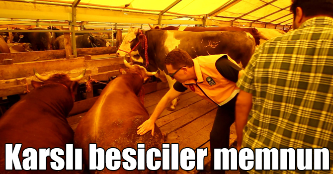 Karslı besiciler memnun