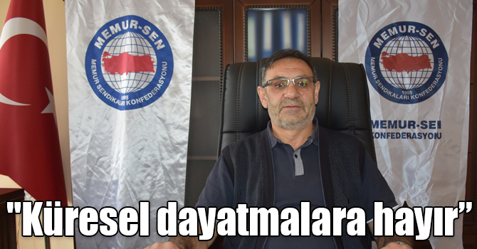 Ebubekir Keleş: "Küresel dayatmalara hayır, emperyalizmi yeneceğiz"