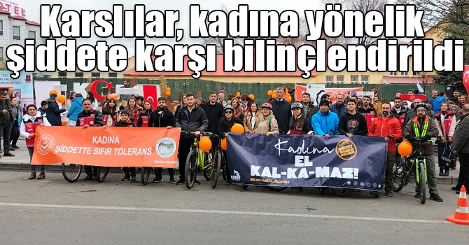 Karslılar, kadına yönelik şiddete karşı bilinçlendirildi