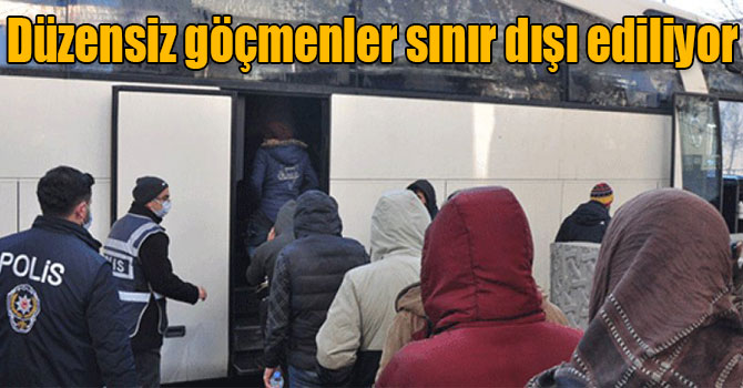 Kars’ta düzensiz göçmenler sınır dışı ediliyor