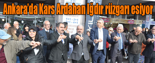 Ankara’da Kars Ardahan Iğdır rüzgarı esiyor
