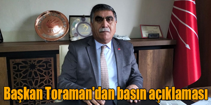 Başkan Toraman'dan basın açıklaması