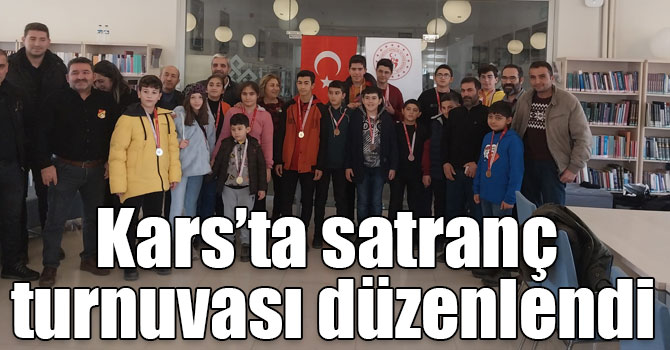 Kars’ta satranç turnuvası düzenlendi