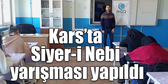 Kars’ta Siyer-i Nebi yarışması yapıldı