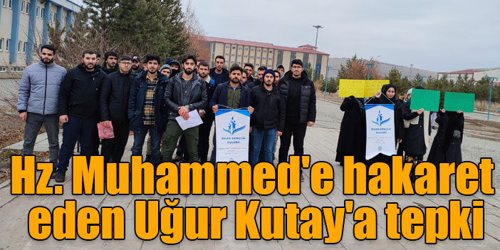 Hz. Muhammed'e hakaret eden Uğur Kutay'a tepki