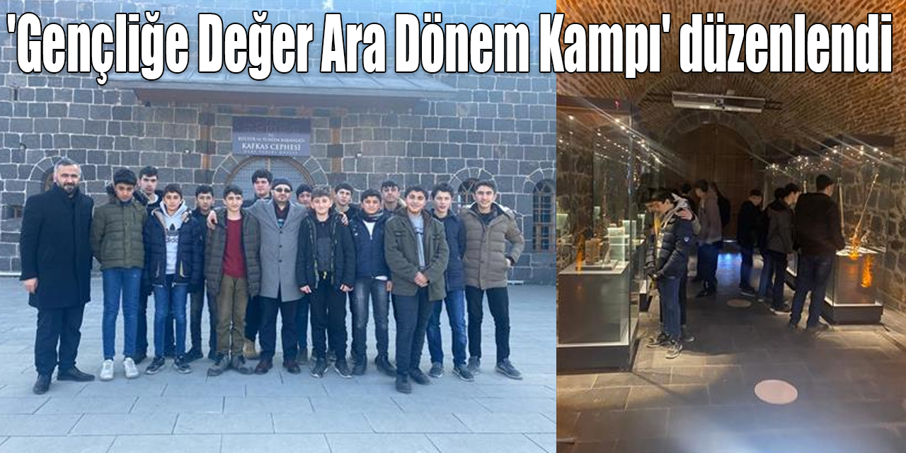 Kars’ta 'Gençliğe Değer Ara Dönem Kampı' düzenlendi