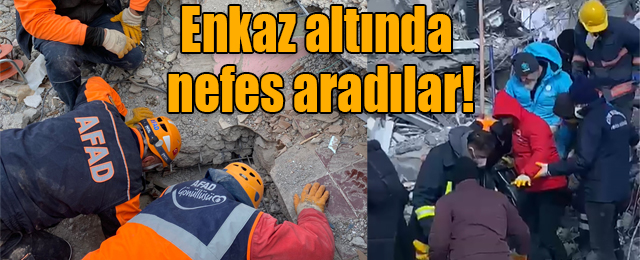 Kars’tan giden ekipler enkaz altında nefes aradılar!