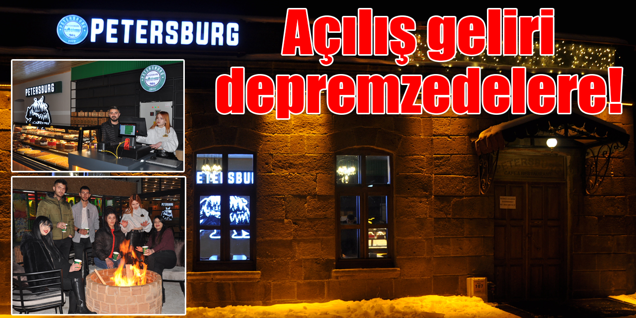 Kars’ta kafe işletmecisi açılış gelirini depremzedelere bağışlayacak