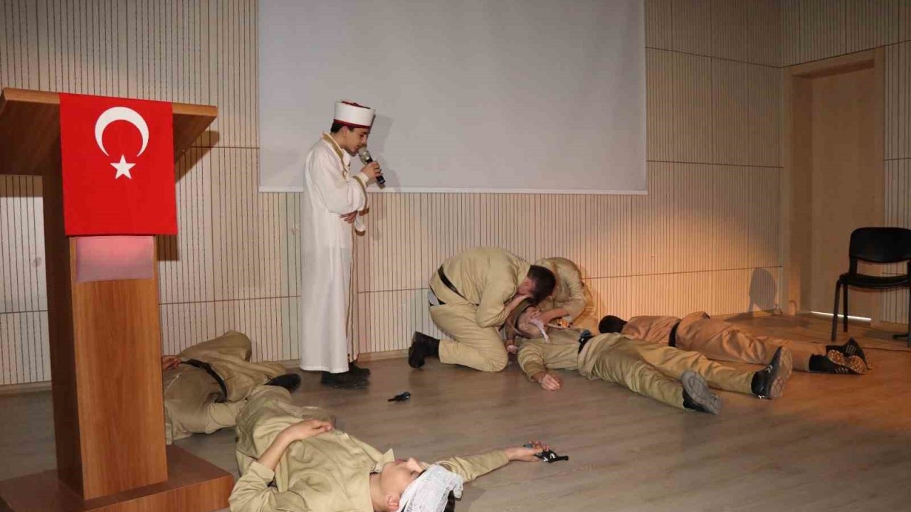 Yusuf Ziyabey Lisesi Çanakkale ruhunu yansıttı