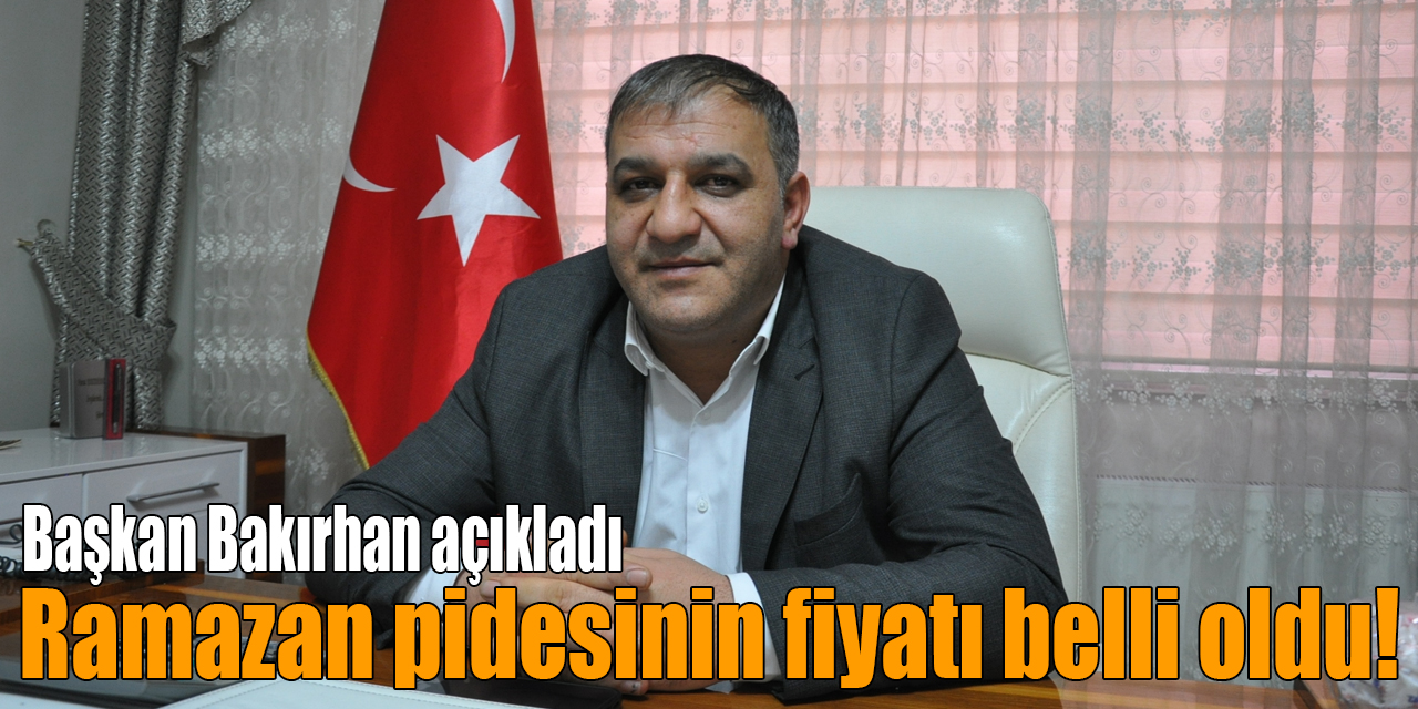 Başkan Bakırhan’dan pide ve et fiyatı açıklaması!