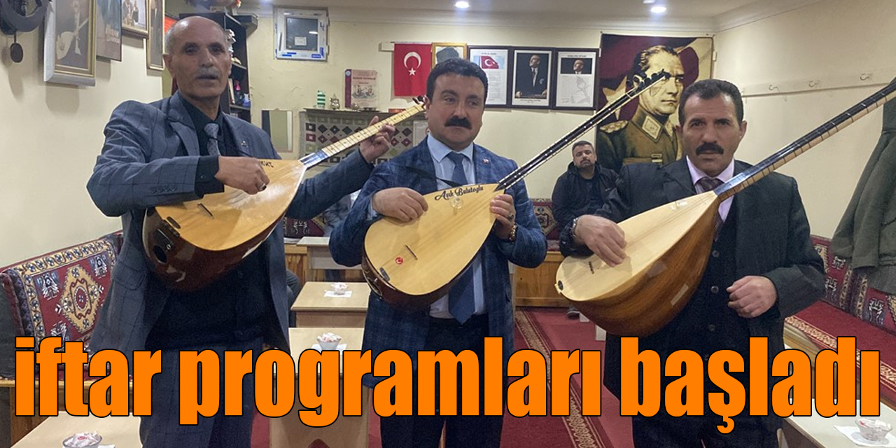 Kars Aşıklar Kültür Evi’nde Ramazan iftar programları başladı