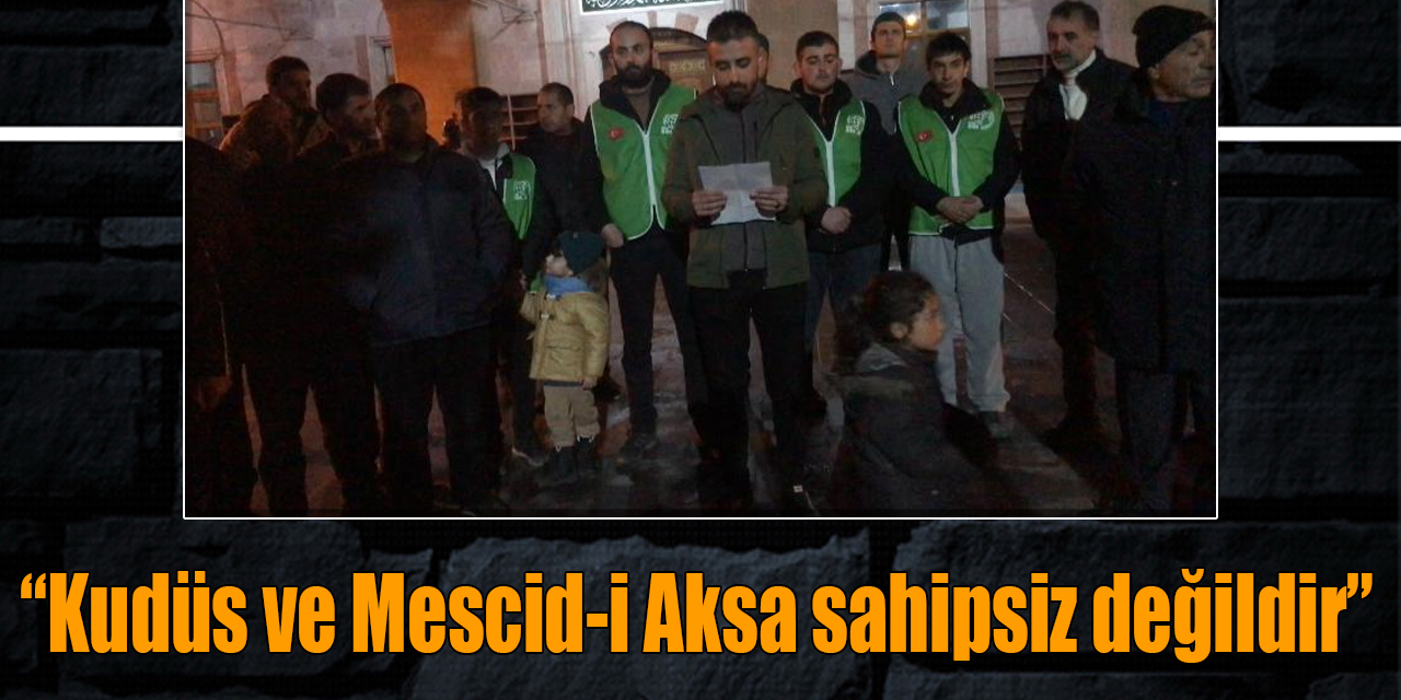 “Kudüs ve Mescid-i Aksa sahipsiz değildir”