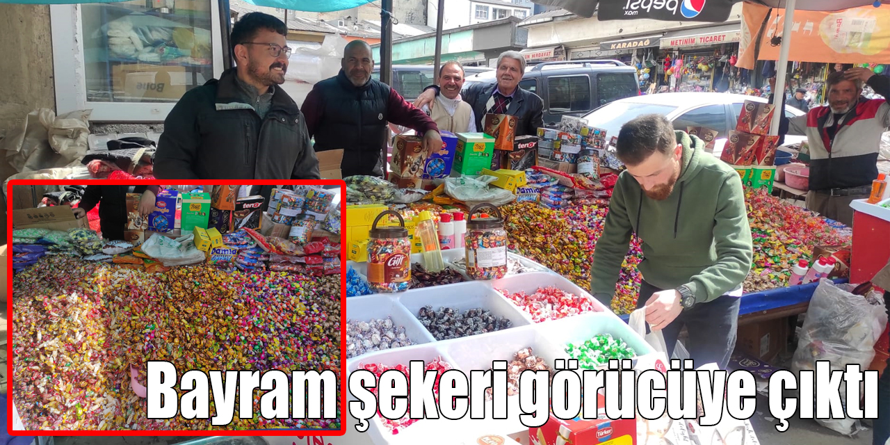 Kars’ta bayram şekeri görücüye çıktı