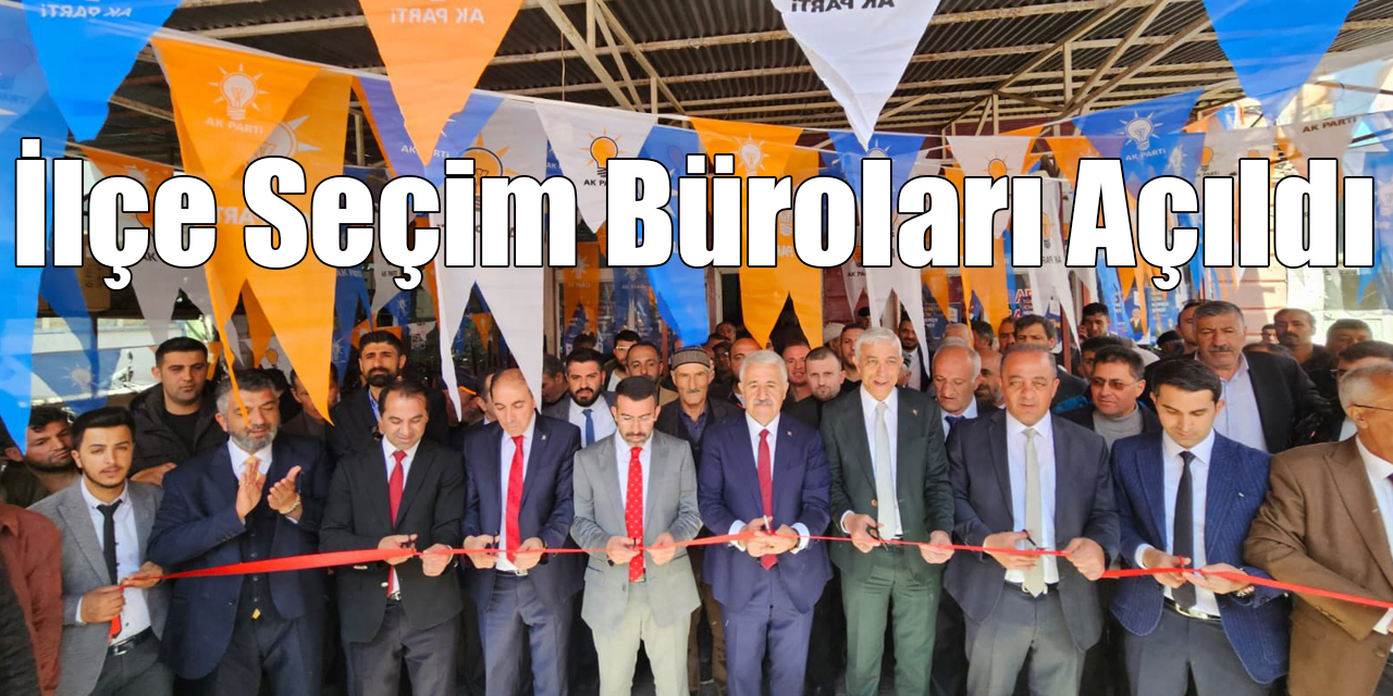 AK Parti Sarıkamış ve Arpaçay Seçim Büroları Açıldı