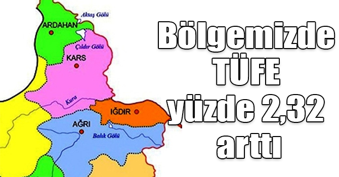 Bölgemizde TÜFE yüzde 2,32 arttı!