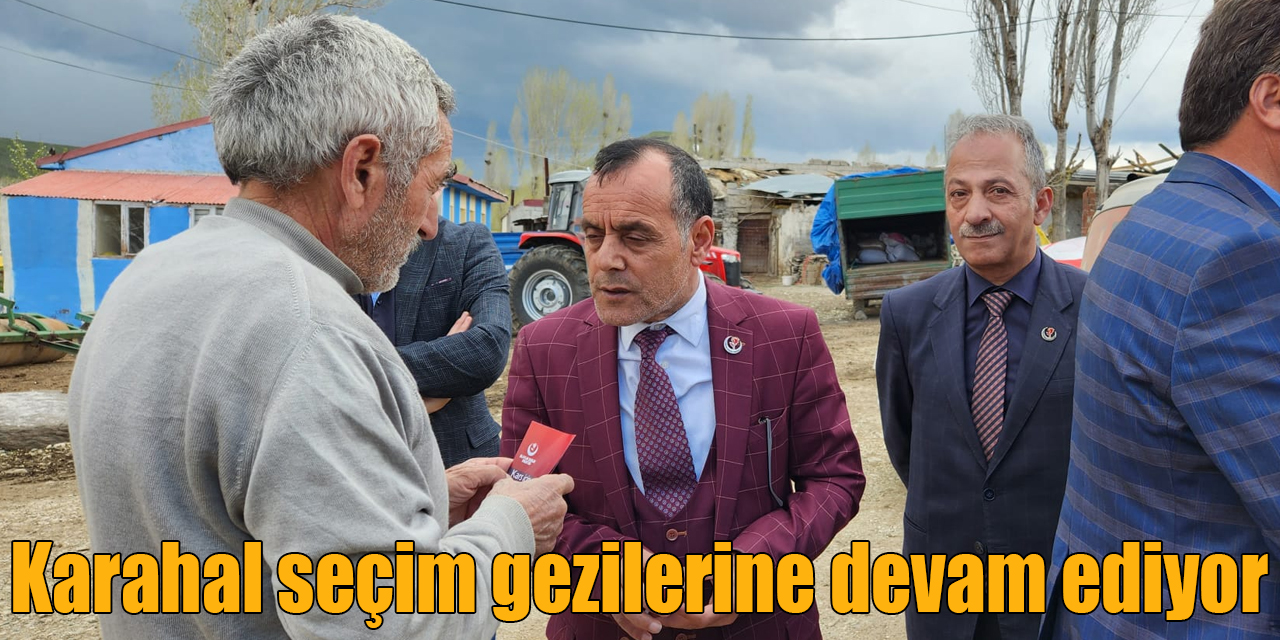 BBP Kars Milletvekili Adayı Muhammet Karahal seçim gezilerine devam ediyor