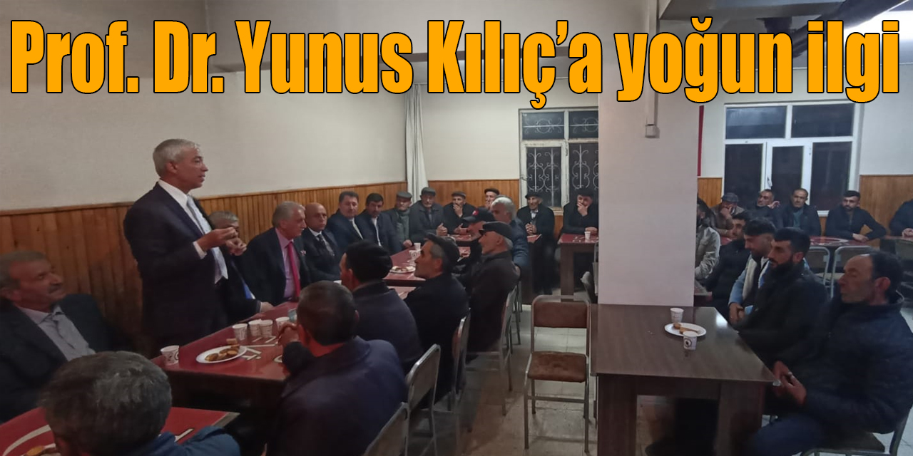 Prof. Dr. Yunus Kılıç’a yoğun ilgi