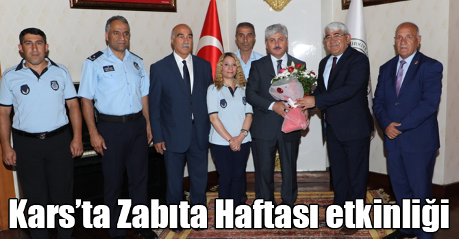 Kars’ta Zabıta Haftası etkinliği