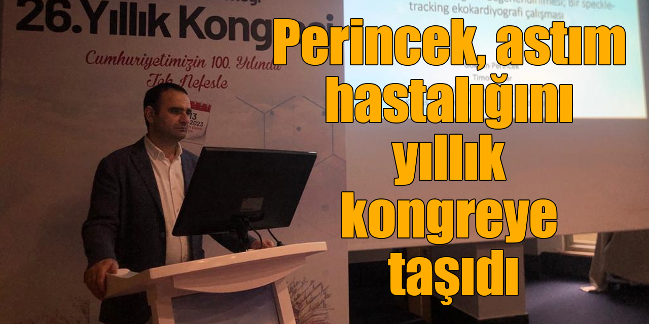 Perincek, astım hastalığını yıllık kongreye taşıdı