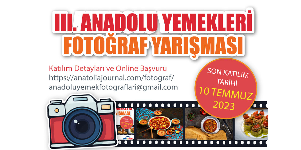 3. Anadolu Yemekleri fotoğraf yarışması