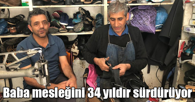 Kars’ta baba mesleğini 34 yıldır sürdürüyor