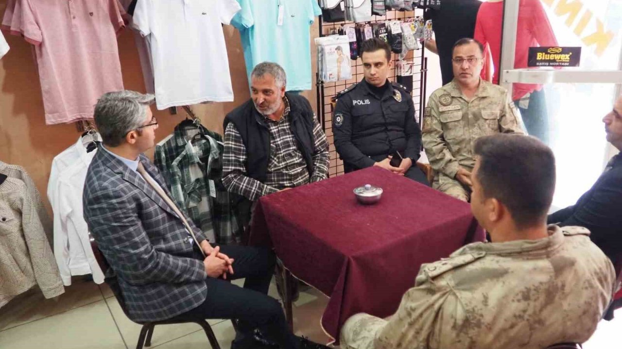 Kaymakam Çalışır’dan esnaf ziyareti