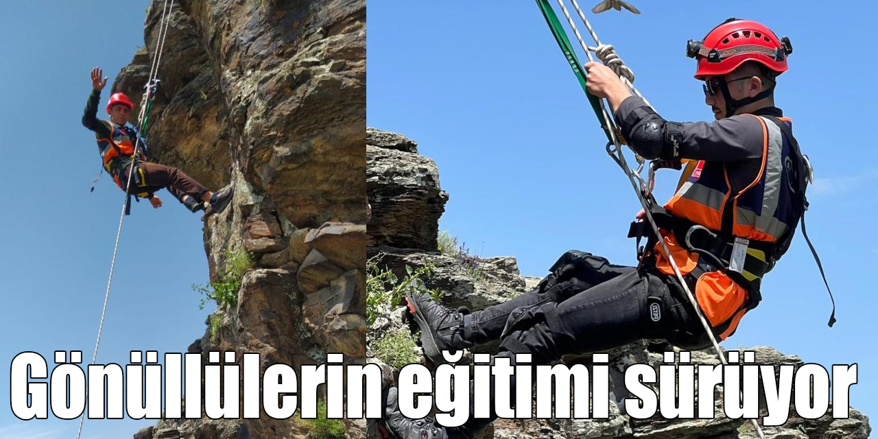 Kars’ta gönüllülerden dağcılık ve arama kurtarma eğitimi